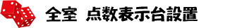 全室  点数表示台設置